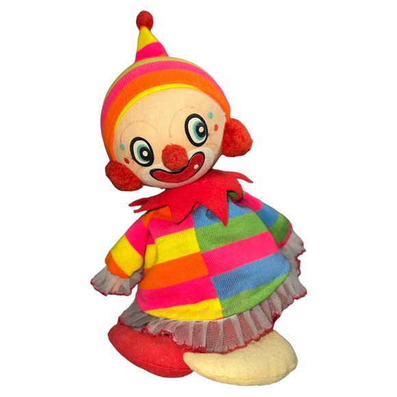Vintage Musical Schmid Clown Doll # 270 Plays Send in the Clowns Waggie 8” Japan - Picture 1 of 7